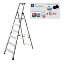 vendita online Scala 6 gradini compresa pedana modello piu' su' maxi 110 Scale doppie a una salita Facal